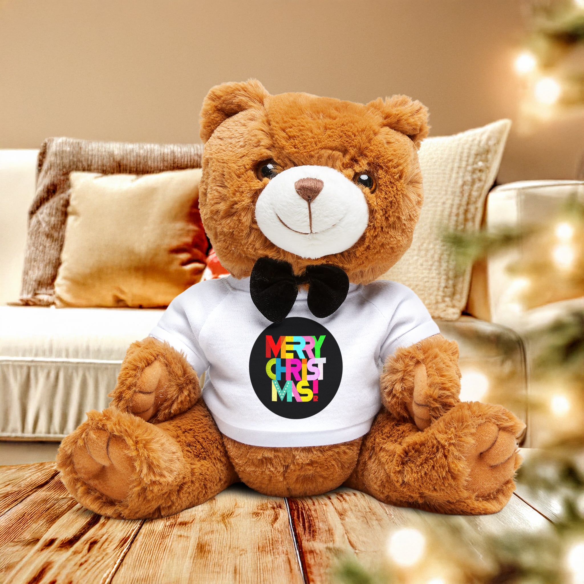 Merry Christmas Teddy Bear – A Soft, Joyful Gift